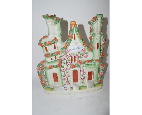 STAFFORDSHIRE MODEL OF A HOUSE
