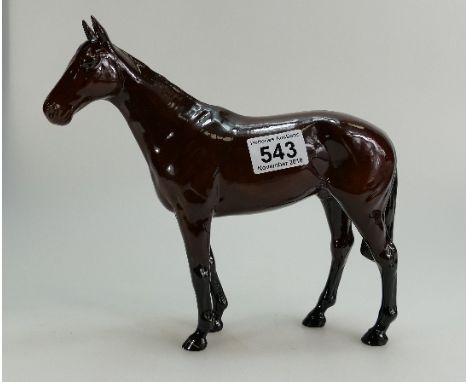 Beswick model of Racehorse Mill Reef 2422 in Mahogany Bay colourway 