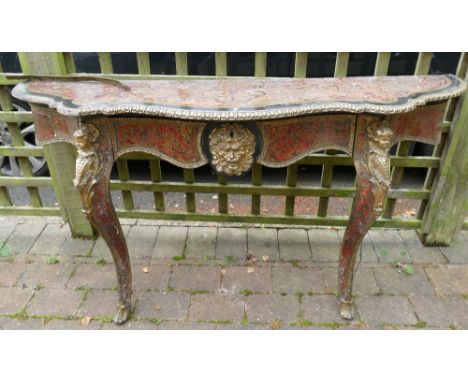 French 19th Century Boulle Console Table.