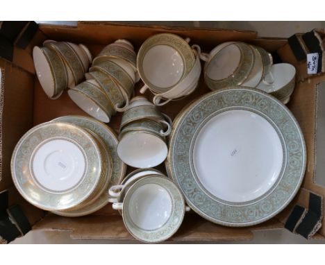 A collection of Royal Doulton Dinner and Tea ware  in the English Renaissance design to include dinner plates, saucers, side 