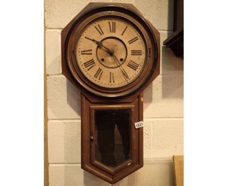 Vintage American Ansonia chiming wall clock A/F 