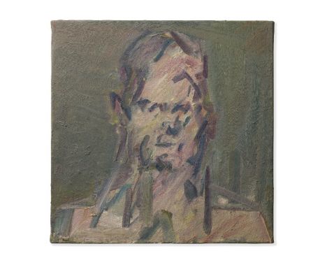 FRANK AUERBACH (1931-2024)Head of David Landau  oil on canvas61 x 61cm (24 x 24in).Painted in 2012-2013Footnotes:Provenance M