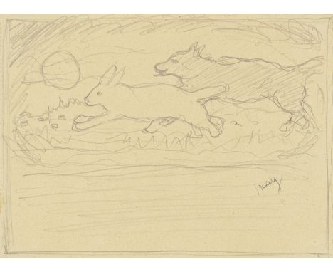 RENÉ MAGRITTE (1898-1967)Sans titre signed 'Mag' (lower right)pencil on paper10.6 x 14.4cm (4 3/16 x 5 11/16in).Executed circ