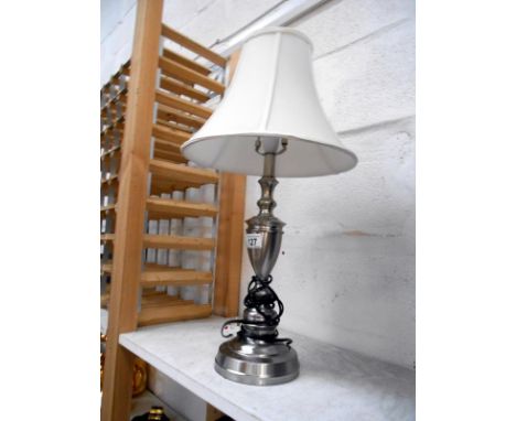 A table lamp