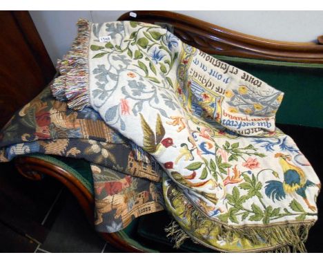 2 tapestry throws