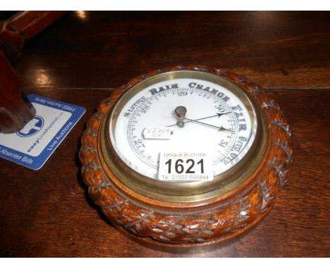 A small Aneroid barometer