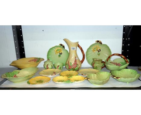 Quantity of Carltonware inc. jugs, dishes etc.