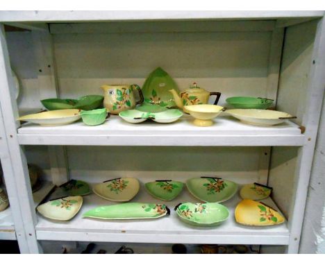 Large quantity of Carltonware inc. teapot, dishes etc. some a/f