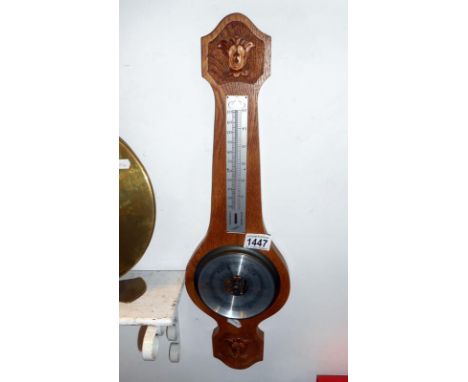 A small wall barometer