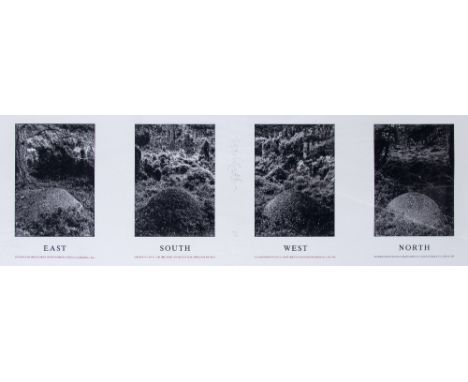 ‡Hamish Fulton (b.1946)East, South, West, North, 1989Signed and numbered 93/100Photo Lithograph20.5 x 58.5cm (within mount)Pr
