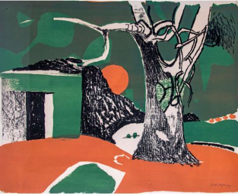 ‡Keith Vaughan (1912-1977)Winter Landscape Signed and dated ~49Lithograph42.5 x 51.5cmProvenance:The Lefèvre Gallery, London+