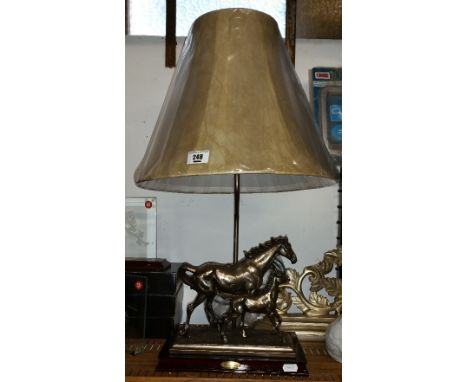 A Juliana Mare & Foal Table Lamp & Shade (New).