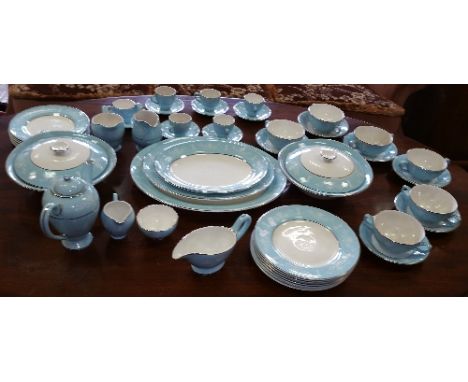 A Vintage Arklow Part Dinner & Coffee Service, in the attractive and scarce Athens pattern.