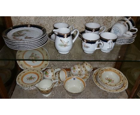 A Royal Harvey Tea & Dessert Service Complete for Six, together with a part Keltcraft by Noritake tea set decorated with duck
