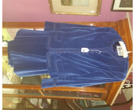 A Blue Vintage Jaeger Two Piece Outfit.