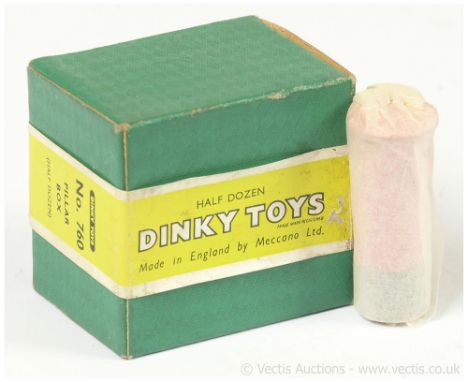 Dinky 760 Royal Mail Pillar Box factory trade pack for six now containing four examples - all Near Mint to Mint with usual mi