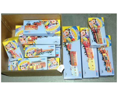 Corgi Classics - "Chipperfields Circus" - a set of 12 (circa 1995 issue) includes Foden; Scammell; Bedford Type O Pantechnico