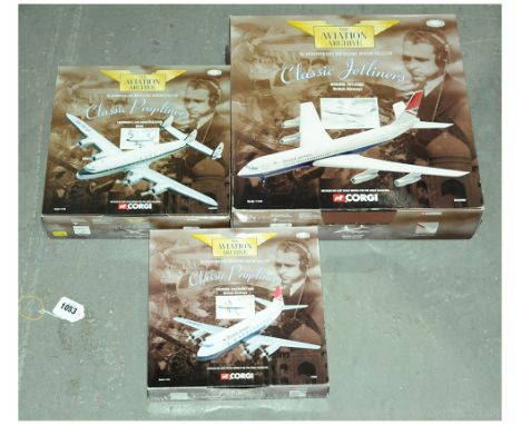 Corgi Classics "Aviation Archive" - a group of (1/144 Scale) Aircraft to include 47608 Vickers Viscount "British Airways"; AA
