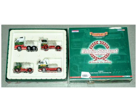 Corgi CC99202 (1/50 Scale) - "Eddie Stobart 40th Anniversary" Set to include 4 x Tractor Units (1) Atkinson (2) Scania 111 (3