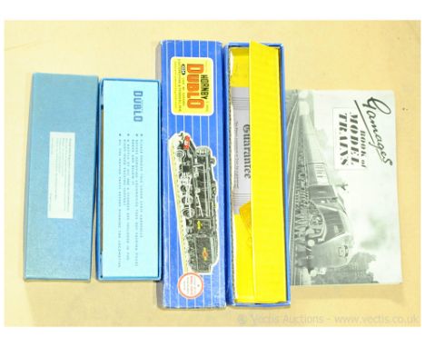 Hornby Dublo pair of Empty Boxes (1) blue stripe box for 3224 BR black 2-8-0 Class 8F No.84094 complete with tested tag &amp;