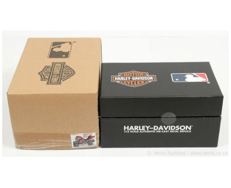 Die-cast Promotions (ERTL) 1/12th scale Motorcycle 10521 Harley Davidson FLHTCU Ultra Classic Electroglide "Boston Red Sox" -