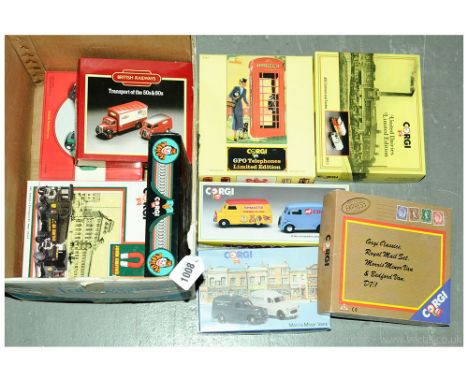 Corgi Classics - a group of Gift Sets to include 2-Piece 97200 "BRS Parcels Services"; 97742 2-Piece Set "John Smith's"; 2-Pi
