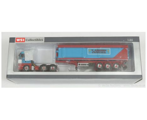 WSI Models (Search Impex) 1/50th scale 02-1584 MAN TGX XLS 6x2 plus 3-axle Tipper Trailer "W.Glendinning" with certificate 99