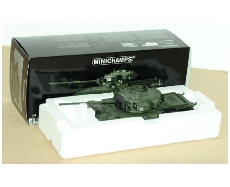 Minichamps (1/35 Scale) Centurion Mark 5/1 Tank finished in green, black - Mint including polystyrene packaging in an Excelle