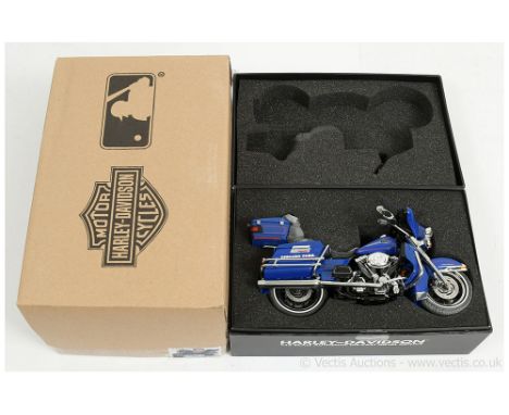 Die-cast Promotions (ERTL) 1/12th scale Motorcycle Harley Davidson FLHTCU Ultra Classic Electroglide "Chicago Cubs" - Mint in