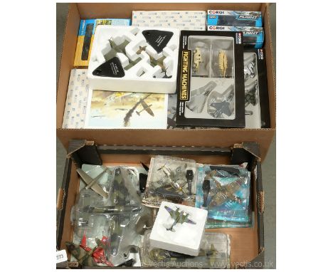 Group of mostly Aircraft in various scales including Corgi 3 x Fighting Machines Sets; Corgi Flight Series Supermarine Spitfi