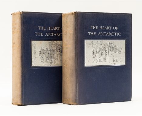 Polar.- Shackleton (Ernest H.) The Heart of the Antarctic, 2 vol., first edition, half-titles, frontispieces,12 colour plates