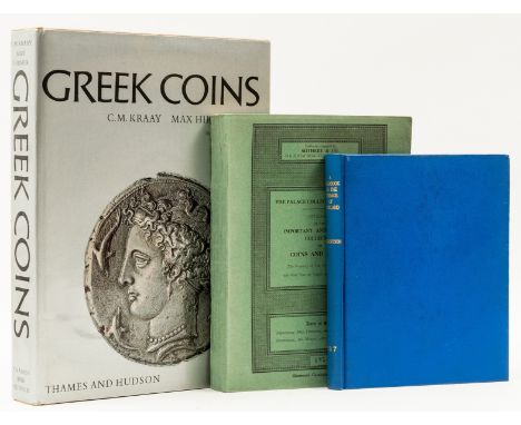 NO RESERVE Kraay (Colin M.) and Hirmer (Max) Greek Coins. first edition, 20 colour plates tipped-in,1329 additional photo. il