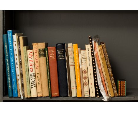 Dreyfus (John) Into Print: Selected Writings..., one of 95 special copies signed by the author, printed note printed by in po