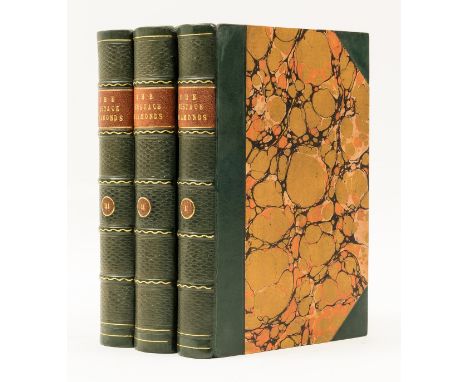 Trollope (Anthony) The Eustace Diamonds, 3 vol., first edition in book form, half-titles, vol. 2 pp.147-166 with small margin