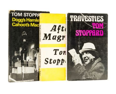 NO RESERVE Stoppard (Tom) Travesties, first edition, signed photograph of the author tipped onto endpaper, original boards, d