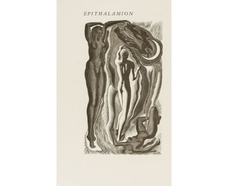 NO RESERVE Gemini Press.- Graves (Ida) Epithalamion, number 241 of 330 copies signed by the author, full-page wood-engravings