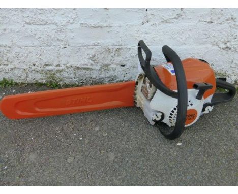 A Stihl chainsaw.
