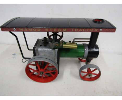 A Mamod steam traction engine