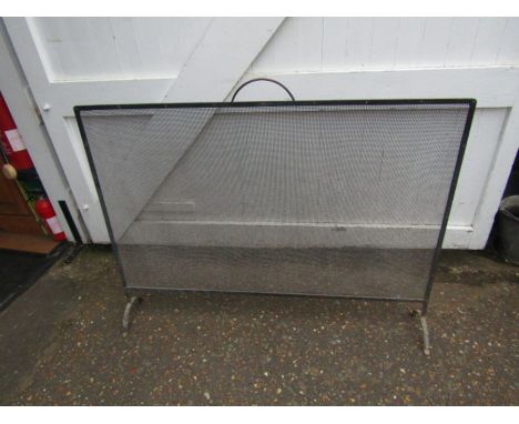 Wrought iron fire screen H93cm W122cm approx&nbsp;