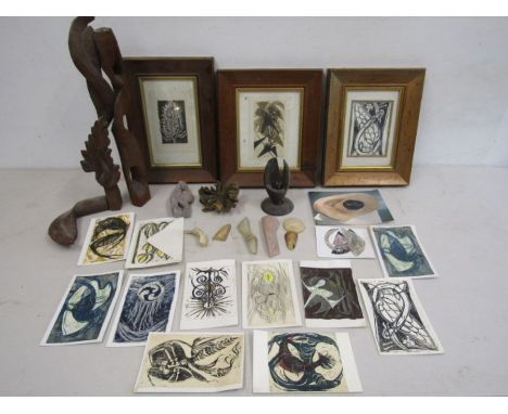 Zelda Nolte art works including paintings and sculptures( with providence- New Hall, now Murray Edwards&nbsp; holds a collect