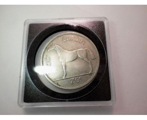 1962 - Eire horse and harp coin in case. UK P&amp;P Group 0 (£6+VAT for the first lot and £1+VAT for subsequent lots) 
