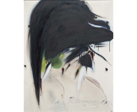 Arnulf Rainer1929 Baden b. Wien - lebt in Wien und Enzenkirchen/Oberöst.Nachtigall. 1970/71Aus der "Werkgruppe Face Serie". R