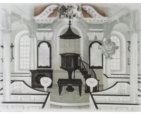 David Gentleman, colour lithograph, St James, Goose Creek, signed, no. 71/100, 42cm x 53cm, framedGood condition 