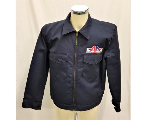 MEET THE PARENTS (2000) - NAVY BLUE AIRLINE UNIFORMthe gents large navy blue jacket with a zip front and Atlantic American Ai