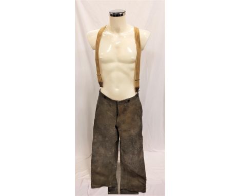 U-571 (2000) - TANK'S STUNT DOUBLE LEATHER TROUSERS (JOHN BON JOVI'S STUNT DOUBLE)Accompanied by Premiere Props certificate o