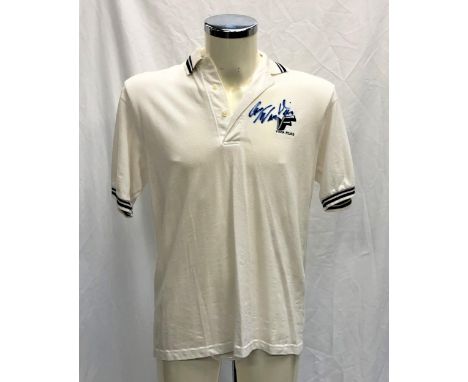 CASPER VAN DIEN AUTOGRAPHED POLO SHIRTwith Star Wares Collectibles certificate of authenticity 