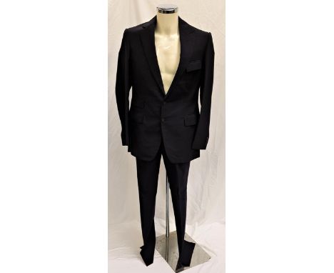 GEORGE HAMILTON -  CUSTOM MADE NAVY BLUE SUITthe trousers with 34 inch inside leg and 33 inch waist, accompanied by Star Ware
