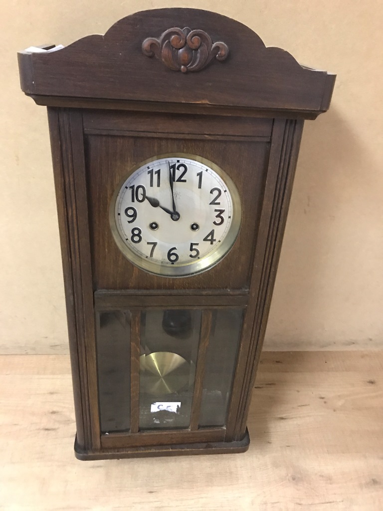 An antique Junghans wall clock