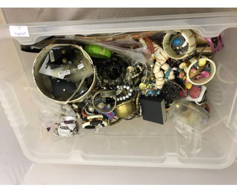 A quantity of vintage dress jewellery