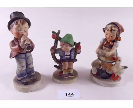 Three Hummel figures -  one a/f